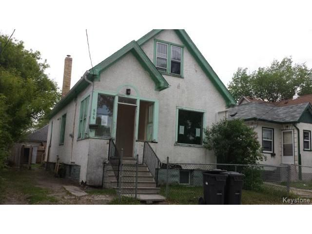 Main Photo: 606 Alexander Avenue in WINNIPEG: Brooklands / Weston Residential for sale (West Winnipeg)  : MLS®# 1514682