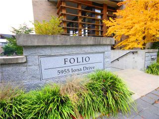 Photo 2: 306 5955 IONA Drive in Vancouver: University VW Condo for sale in "FOLIO" (Vancouver West)  : MLS®# V1002898