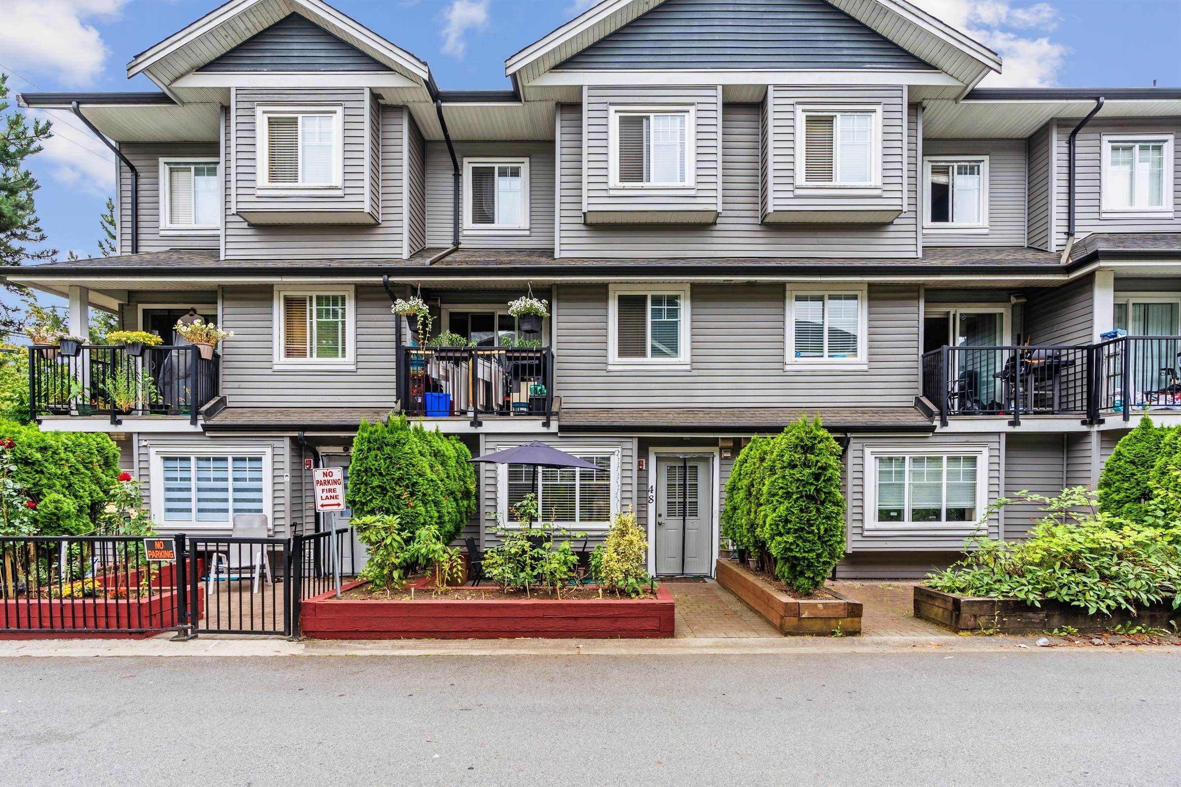 Main Photo: 48 11255 132 Street in Surrey: Bridgeview Townhouse for sale in "FRASER VIEW TERRACE" (North Surrey)  : MLS®# R2714478