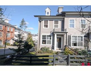 Photo 1: 64 15075 60TH Avenue in Surrey: Sullivan Station Townhouse for sale in "NATURE'S WALK" : MLS®# F2903783