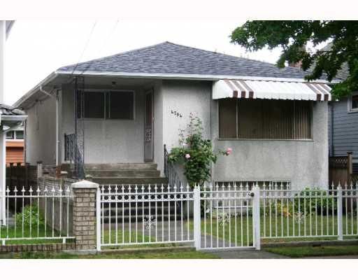 Main Photo: 4794 GOTHARD Street in Vancouver: Collingwood VE House for sale (Vancouver East)  : MLS®# V786815
