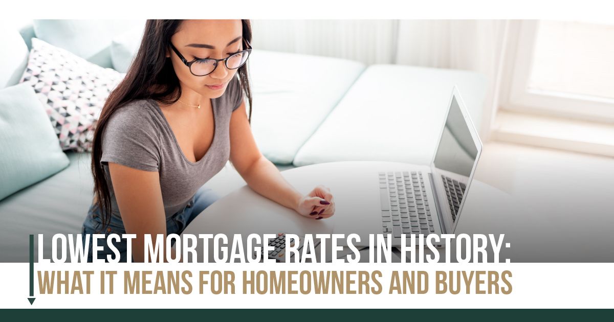 Lowest Mortgage Rates in History:  What It Means for You