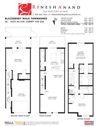 Photo 23: 26 14271 60 Avenue in Surrey: Sullivan Station Townhouse for sale in "BLACKBERRY WALK" : MLS®# R2455465