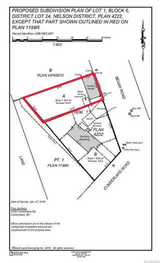 Photo 2: LOT A 4700 Cumberland Rd in Cumberland: CV Cumberland Land for sale (Comox Valley)  : MLS®# 833858