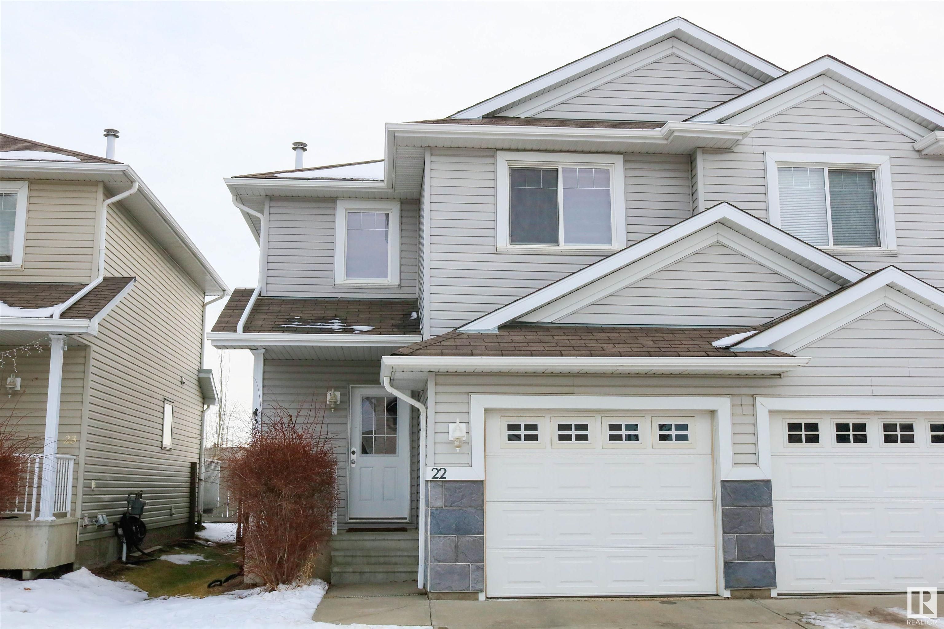 Main Photo: 22 2503 24 Street in Edmonton: Zone 30 House Half Duplex for sale : MLS®# E4321003