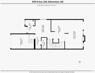 Photo 44: 6115 8 AVENUE SW in Edmonton: Zone 53 House Half Duplex for sale : MLS®# E4393241