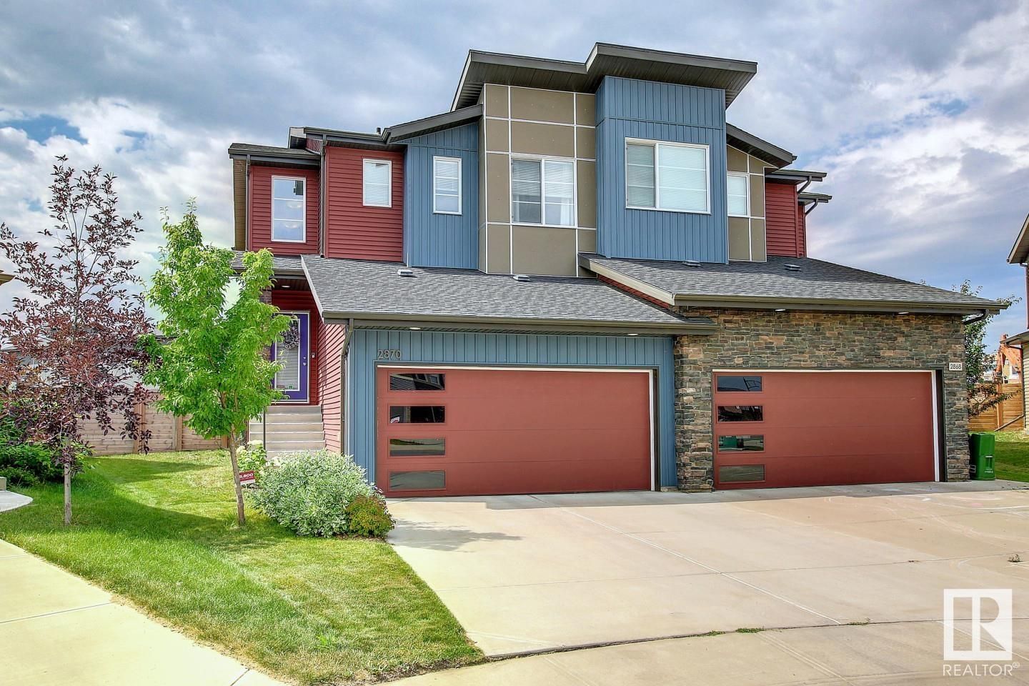 Main Photo: 2870 Koshal Crescent in Edmonton: Zone 56 House Half Duplex for sale : MLS®# E4310081