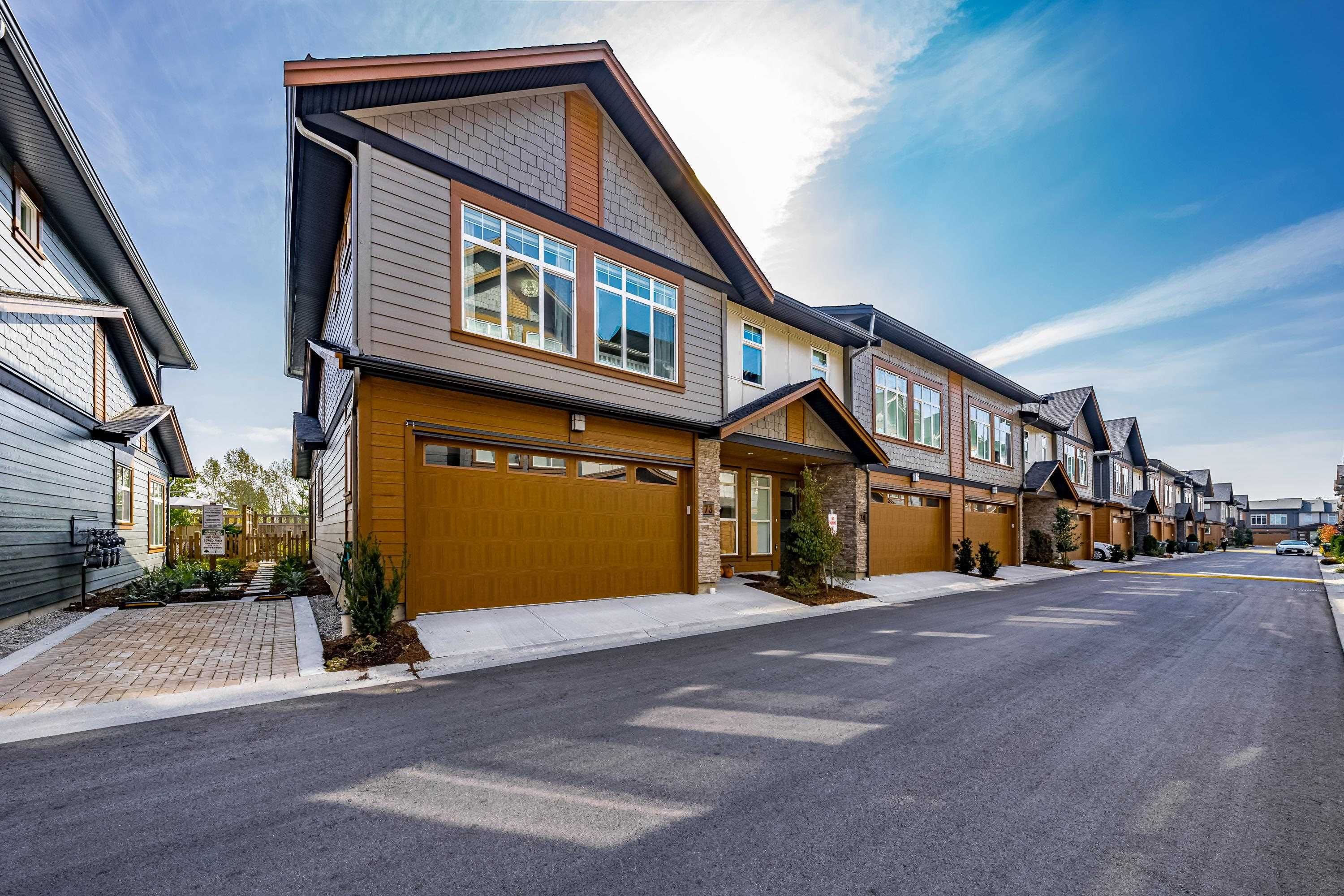 Main Photo: 73 17033 FRASER Highway in Surrey: Fleetwood Tynehead Townhouse for sale in "Liberty" : MLS®# R2750284