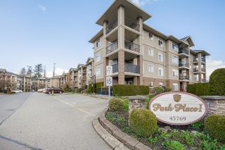 Photo 1: 419 45769 STEVENSON Road in Chilliwack: Sardis East Vedder Condo for sale in "Park Place 1" (Sardis)  : MLS®# R2719173