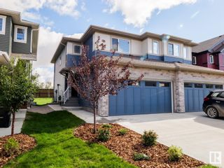 Photo 1: 5115 LARK Crescent in Edmonton: Zone 59 House Half Duplex for sale : MLS®# E4312923