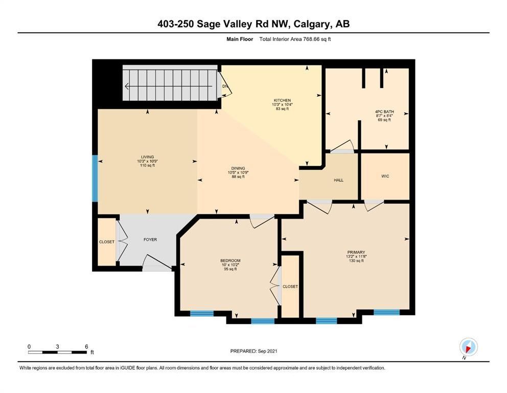 Photo 15: Photos: 403 250 Sage Valley Road NW in Calgary: Sage Hill Row/Townhouse for sale : MLS®# A1182895