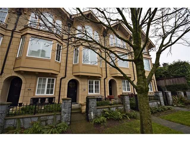 Main Photo: 928 W 13TH Avenue in Vancouver: Fairview VW Townhouse for sale (Vancouver West)  : MLS®# V1051000