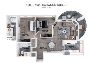 Photo 10: 1803 1020 HARWOOD Street in Vancouver: West End VW Condo for sale in "Crystallis" (Vancouver West)  : MLS®# R2704621