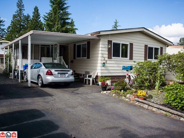 Main Photo: 138 3665 244TH Street in Langley: Otter District Manufactured Home for sale in "LANGLEY GROVE ESTATES" : MLS®# F1217824