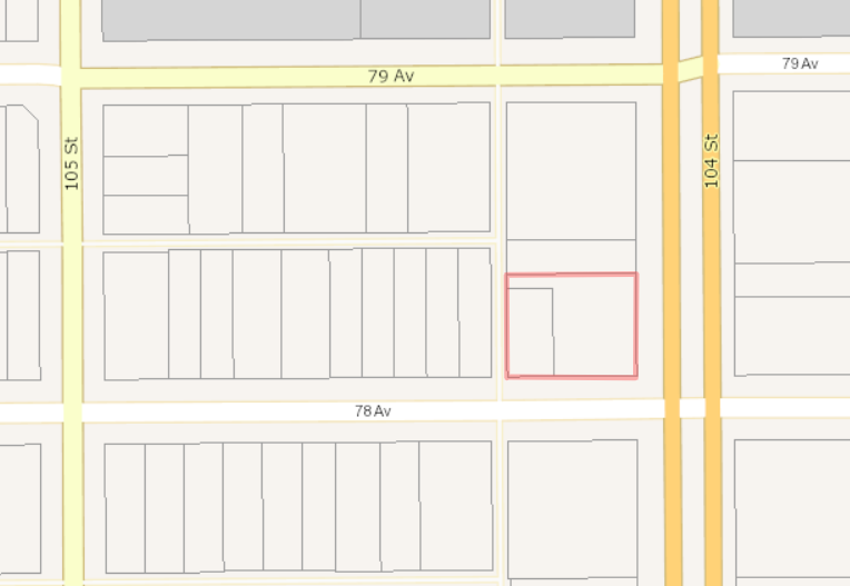 Main Photo: 7806 Street & 10416 78 Ave in Edmonton: Land for sale (Out of Town) 