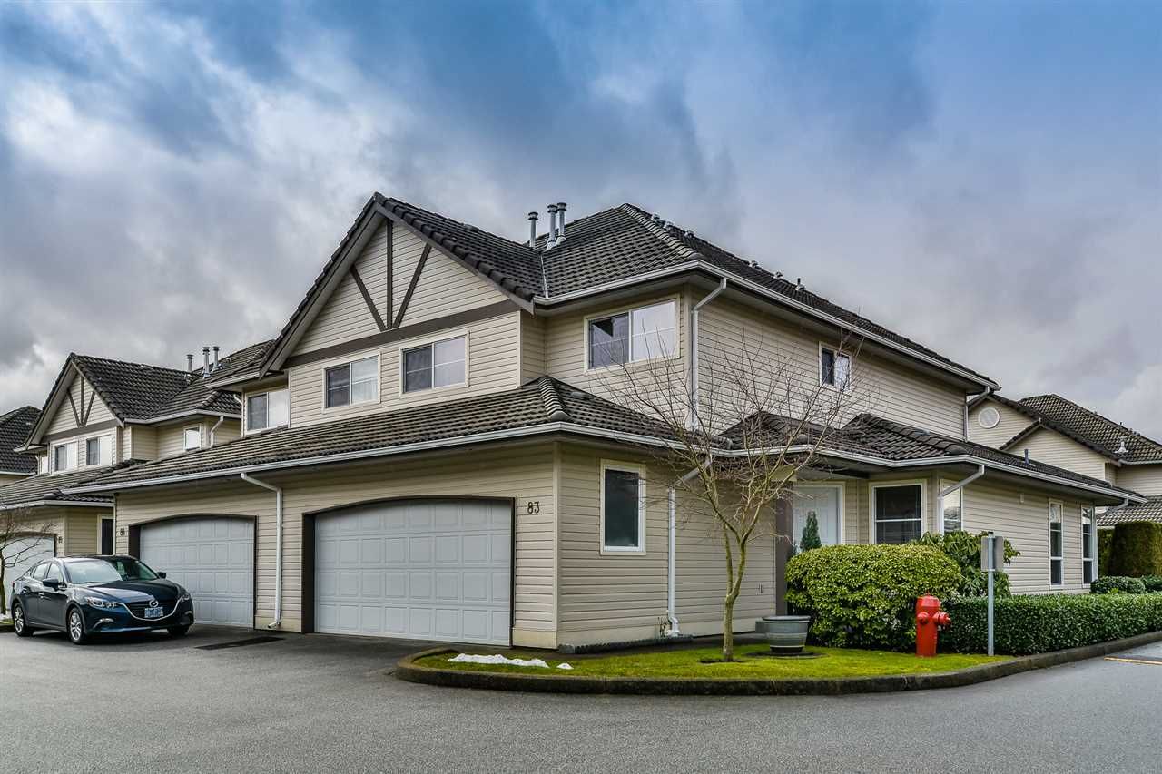 Main Photo: 83 758 RIVERSIDE Drive in Port Coquitlam: Riverwood Townhouse for sale in "RIVERLANE ESTATES" : MLS®# R2139296