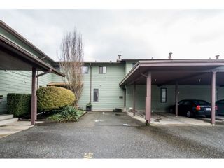 Photo 1: 30 2050 GLADWIN Road in Abbotsford: Central Abbotsford Townhouse for sale in "COMPTON GREEN" : MLS®# R2547089