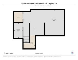Photo 24: 1301 829 Coach Bluff Crescent in Calgary: Coach Hill Row/Townhouse for sale : MLS®# A1094909