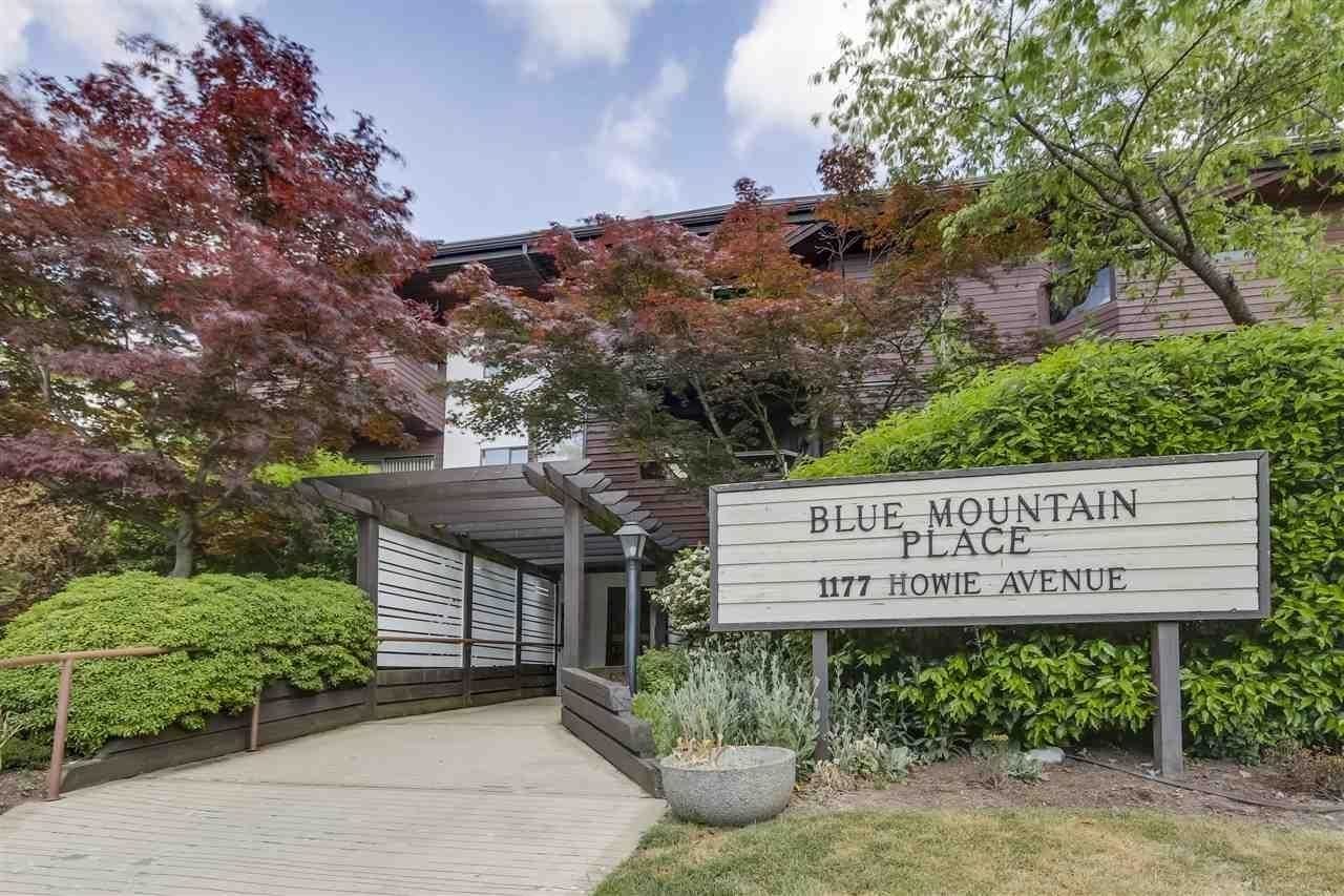 Main Photo: 216 1177 HOWIE Avenue in Coquitlam: Central Coquitlam Condo for sale in "BLUE MOUNTAIN PLACE" : MLS®# R2845258