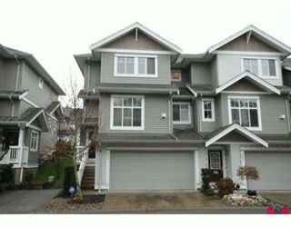 Photo 1: 35 16760 61ST Avenue in Surrey: Cloverdale BC Townhouse for sale in "Harvest Landing" (Cloverdale)  : MLS®# F2927875