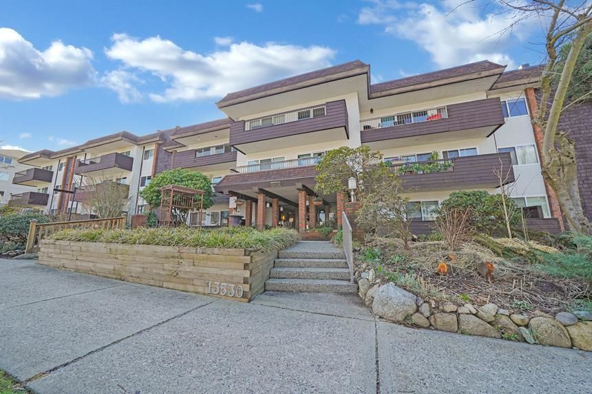 Main Photo: 210 13530 HILTON Road in Surrey: Bolivar Heights Condo for sale in "HILTON HOUSE" (North Surrey)  : MLS®# R2818420