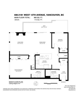 Photo 34: 408 2181 W 12TH Avenue in Vancouver: Kitsilano Condo for sale in "THE CARLINGS" (Vancouver West)  : MLS®# R2615089