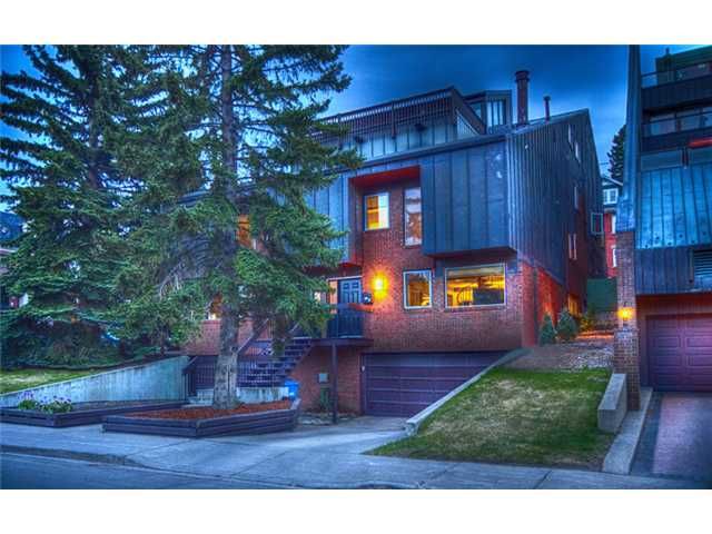 Main Photo: 1 1205 CAMERON Avenue SW in CALGARY: Lower Mount Royal Townhouse for sale (Calgary)  : MLS®# C3569597