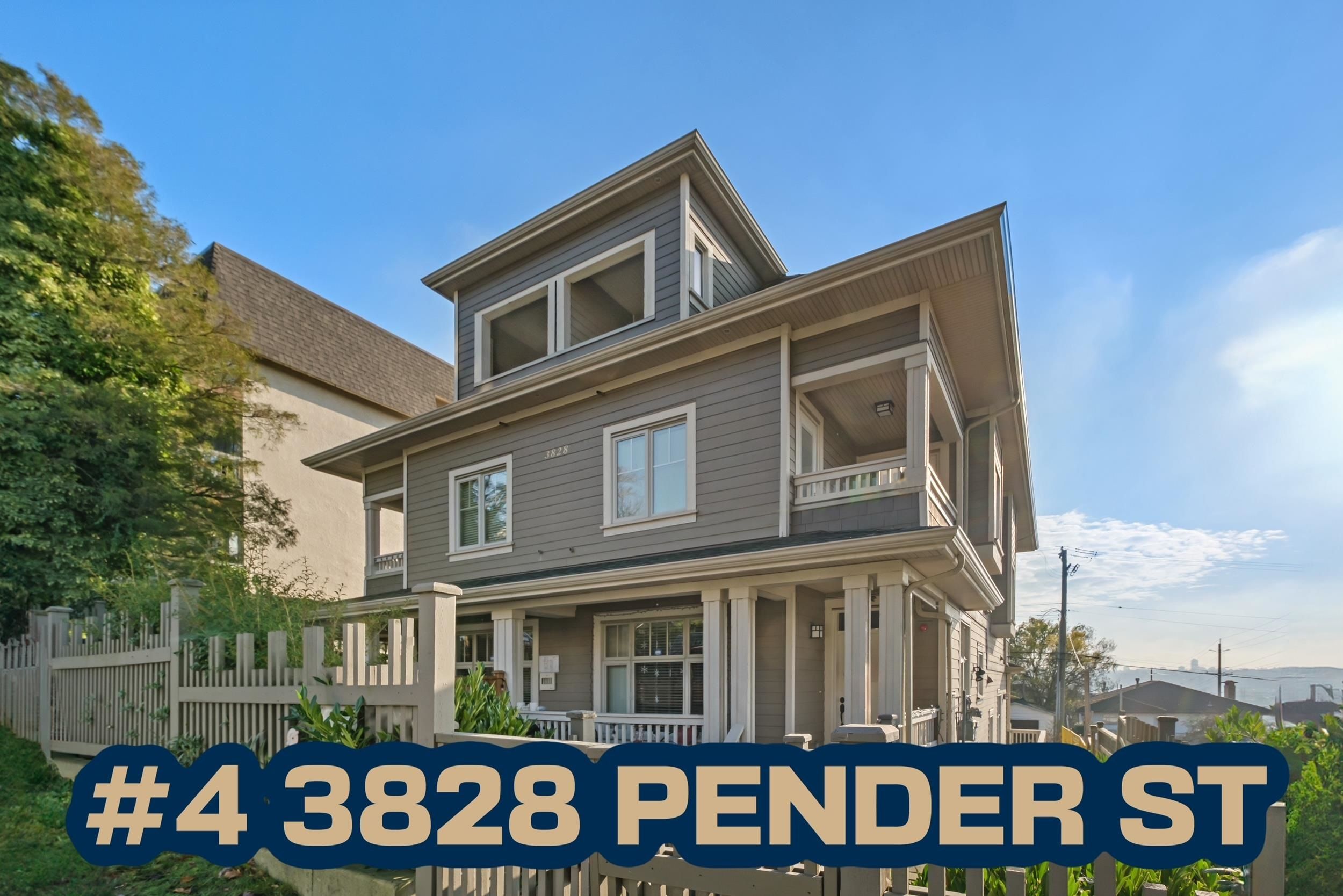 Main Photo: 4 3828 PENDER Street in Burnaby: Willingdon Heights Townhouse for sale in "Penderview" (Burnaby North)  : MLS®# R2841469