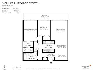 Photo 18: 1402 4194 MAYWOOD Street in Burnaby: Metrotown Condo for sale in "PARK AVENUE TOWERS" (Burnaby South)  : MLS®# R2570187