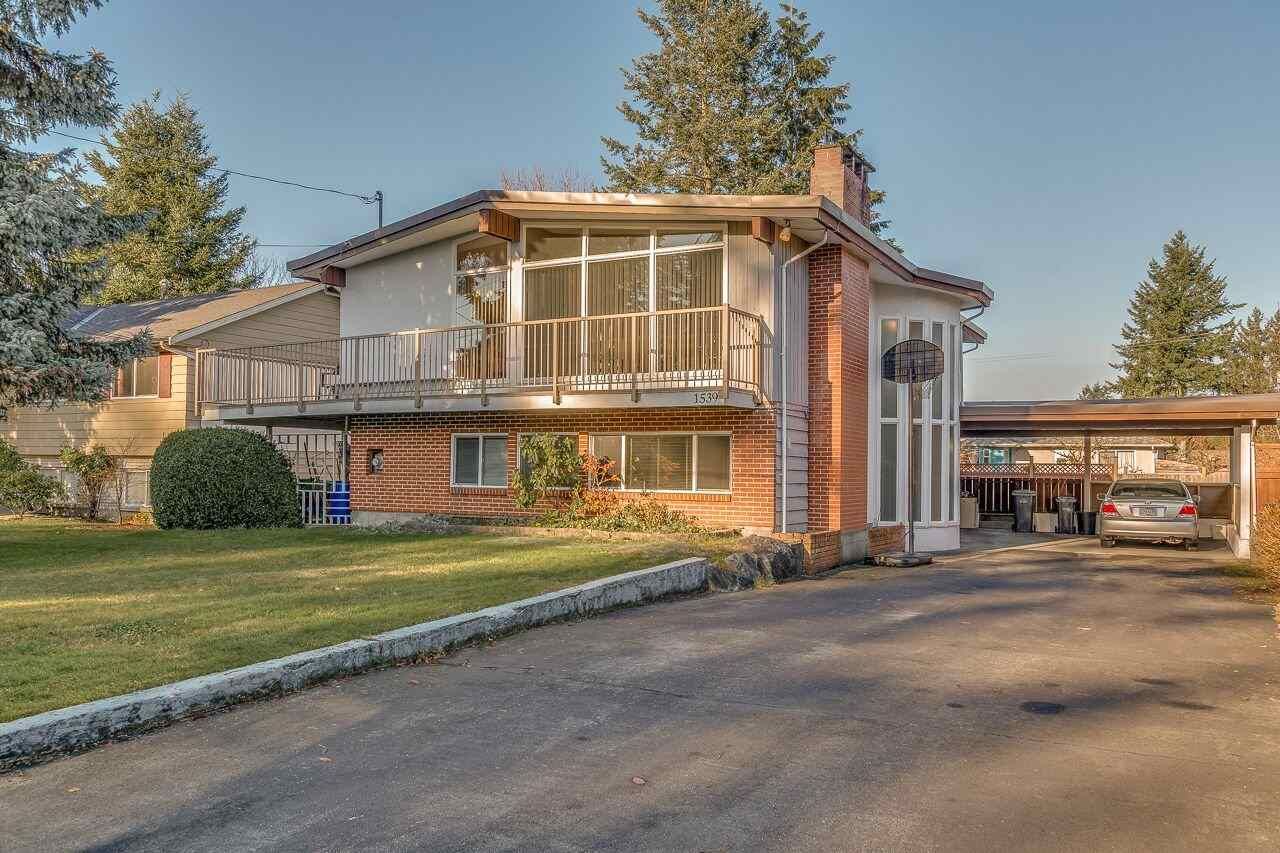 Main Photo: 1539 EDEN Avenue in Coquitlam: Central Coquitlam House for sale : MLS®# R2227976
