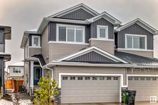 Photo 1: 5705 CAUTLEY Crescent in Edmonton: Zone 55 House Half Duplex for sale : MLS®# E4385289