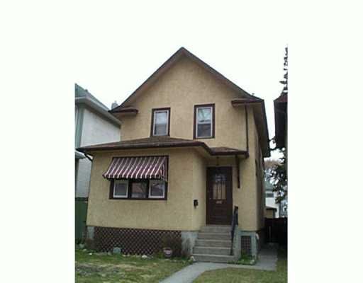 Main Photo:  in Winnipeg: North End Single Family Detached for sale (North West Winnipeg)  : MLS®# 2505553