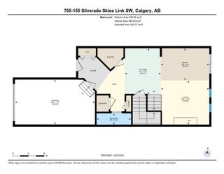 Photo 42: 705 155 Silverado Skies Link SW in Calgary: Silverado Row/Townhouse for sale : MLS®# A1209578