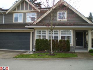 Photo 1: 110 15500 ROSEMARY HEIGHTS Crescent in Surrey: Morgan Creek Townhouse for sale in "THE CARRINGTON" (South Surrey White Rock)  : MLS®# F1007974