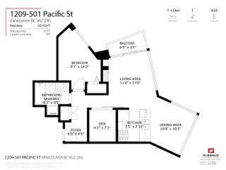 Photo 26: 1209 501 PACIFIC Street in Vancouver: Downtown VW Condo for sale in "The 501" (Vancouver West)  : MLS®# R2879120