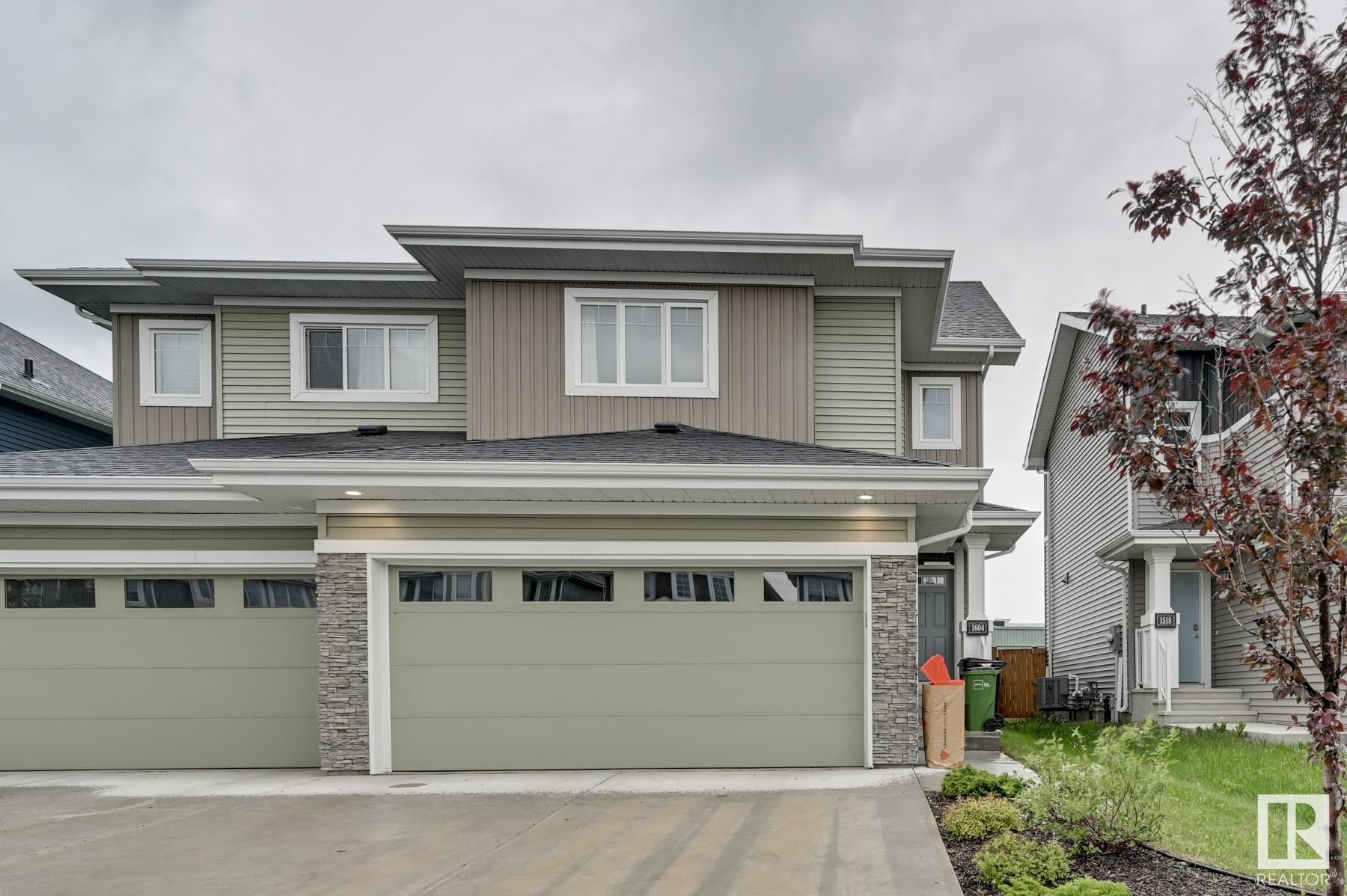 Main Photo: 1604 169 Street in Edmonton: Zone 56 House Half Duplex for sale : MLS®# E4301187
