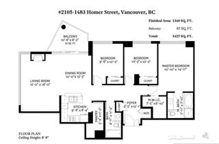 Photo 38: 2105 1483 HOMER STREET in Vancouver: Yaletown Condo for sale (Vancouver West)  : MLS®# R2668590
