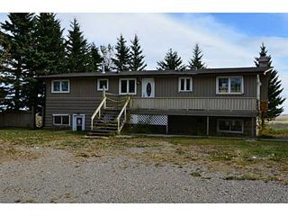 Photo 1: 264038 BIG HILL SPRINGS in COCHRANE: Rural Rocky View MD Residential Detached Single Family for sale : MLS®# C3589577