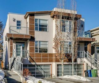 Main Photo: 505 18 Street NW in Calgary: West Hillhurst Semi Detached (Half Duplex) for sale : MLS®# A2106405