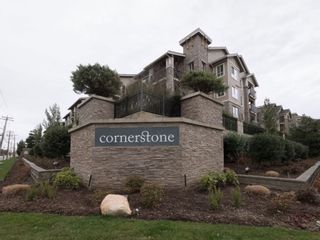 Photo 1: 410 21009 56 Avenue in Langley: Salmon River Condo for sale in "CORNERSTONE" : MLS®# R2247228