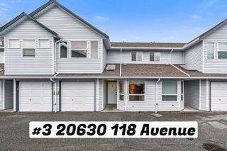 Photo 1: 3 20630 118 Avenue in Maple Ridge: Southwest Maple Ridge Townhouse for sale in "Westgate Terrace" : MLS®# R2643974