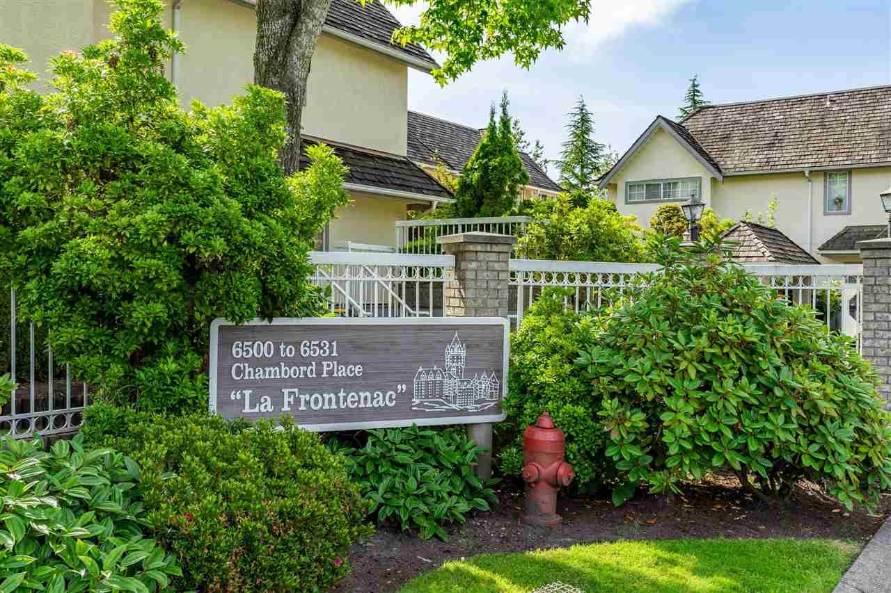 Main Photo: 47 6521 CHAMBORD Place in Vancouver: Fraserview VE Townhouse for sale in "La Frontenac" (Vancouver East)  : MLS®# R2469378