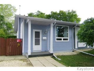 Main Photo: 39 Gowler Road in Winnipeg: Westwood / Crestview Single Family Attached for sale (West Winnipeg)  : MLS®# 1119211