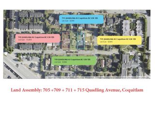 Photo 1: 715 QUADLING Avenue in Coquitlam: Coquitlam West Land Commercial for sale : MLS®# C8050429