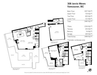 Photo 40: 308 JERVIS Mews in Vancouver: Coal Harbour Townhouse for sale in "CALLISTO" (Vancouver West)  : MLS®# R2877435
