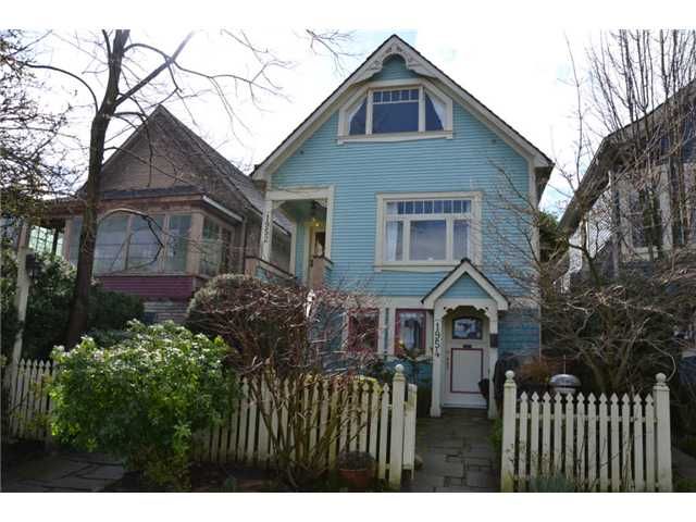 Main Photo: 1952 W 2ND AV in Vancouver: Kitsilano House for sale in "Kitsilano" (Vancouver West)  : MLS®# V940242