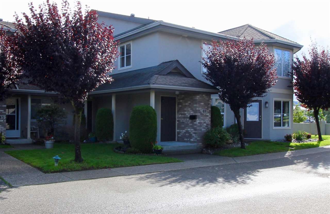 Main Photo: 48 8533 BROADWAY Street in Chilliwack: Chilliwack E Young-Yale Townhouse for sale in "BEACON DOWNS" : MLS®# R2408744
