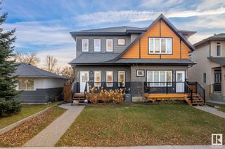 Photo 1: 8707 83 Avenue in Edmonton: Zone 18 House Half Duplex for sale : MLS®# E4365785