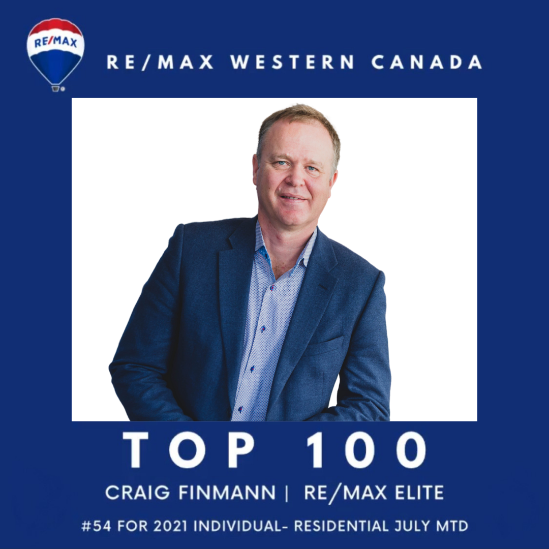 RE/MAX of Western Canada's Top 100 for July 2021