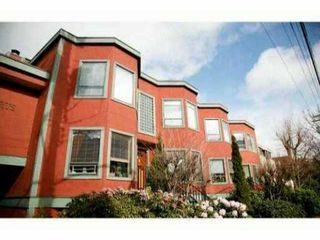 Photo 1: 8 1081 West 8th Avenue in Vancouver: Fairview VW Townhouse for sale (Vancouver West)  : MLS®# V987588